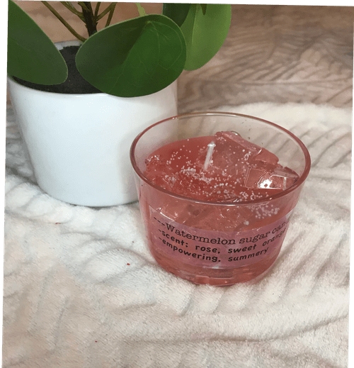 Water melon sugar candle 