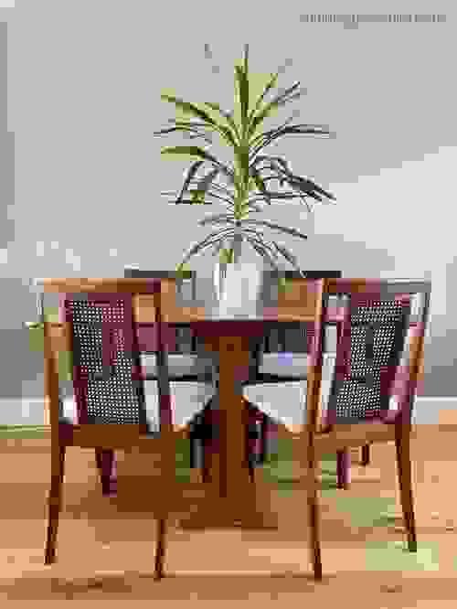 SOLD G Plan Gate-Leg Table with 4 Cane Bergère Teak Dining Chairs 