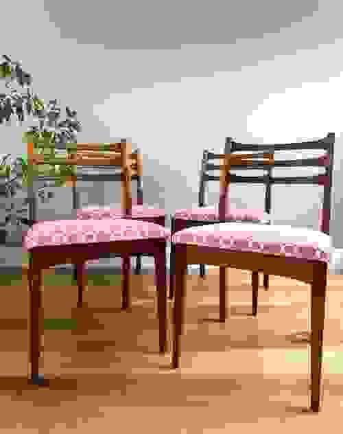 NEW LISTING Jentique 1960s Mid-Century Retro Teak Dining Chairs, Set of 4  