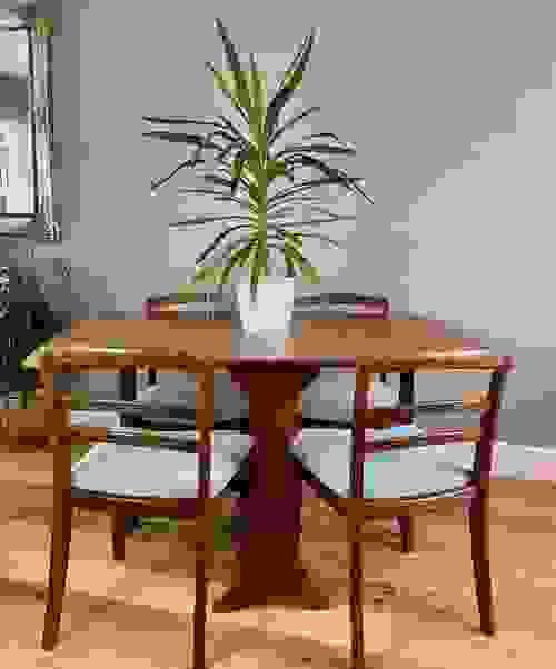SOLD Mid-Century G PLAN Retro Set of 4 Dining Chairs with G Plan Drop-Leaf Table