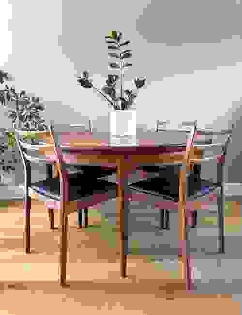 NEW LISTING G Plan Round Dining Table & G Plan Victor Wilkins Chairs, Set of 4