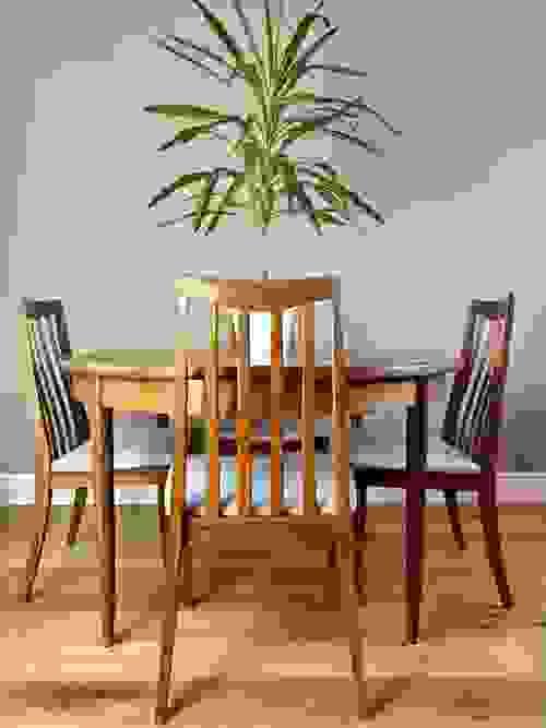 SOLD G Plan Round Extending Dining Table & Chairs, Set of 4