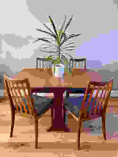 SOLD Retro G Plan Fresco Teak Set of 4 Chairs with Drop Leaf Table  