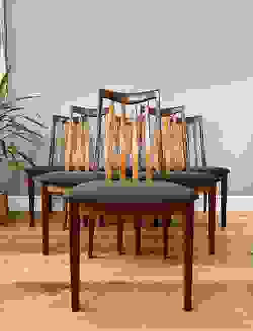 SOLD G Plan 1970s Teak Dining Chairs from the Fresco Range, Set of 6 