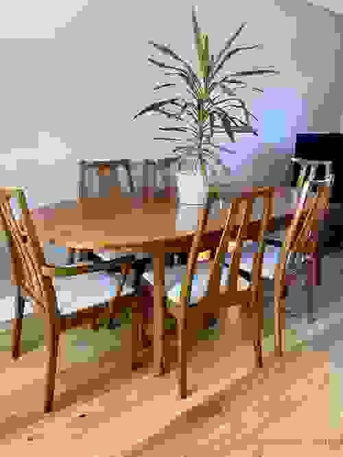 SOLD NATHAN Vintage Retro Mid Century Teak Dining Table & 6 Chairs SELLER REFURBISHED 