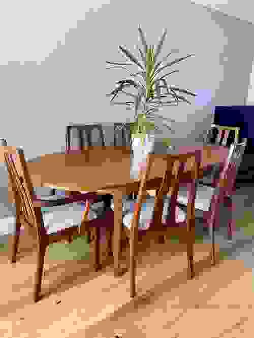 SOLD NATHAN Vintage Retro Mid Century Teak Dining Table & 6 Chairs SELLER REFURBISHED