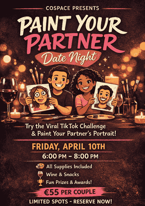 Paint Your Partner Date Night! - April 10th @6:00pm