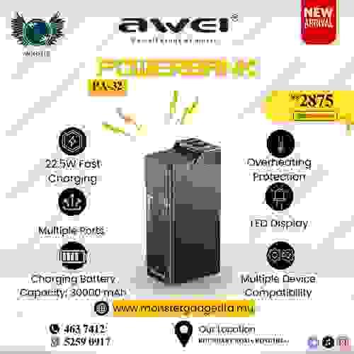 Powerbank Awei PA-32 30000mah