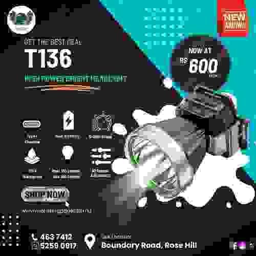 Headlight T136 Headlamp