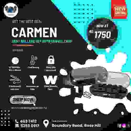 Carmen Heat Rollers 20pcs Set