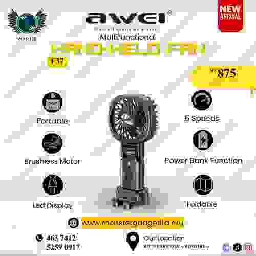 Handheld Fan Awei F37