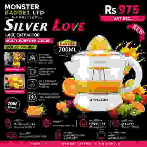 Silver Love Juice Extractor SC-806