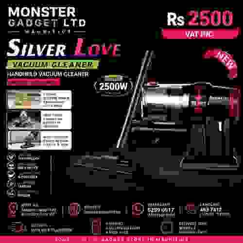 Silver Love Handheld Vacuum Cleaner MD-1908