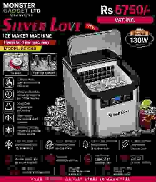 Silver Love 24pcs Ice Maker Machine SC-444