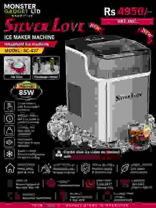 Silver Love Ice Maker SC-437
