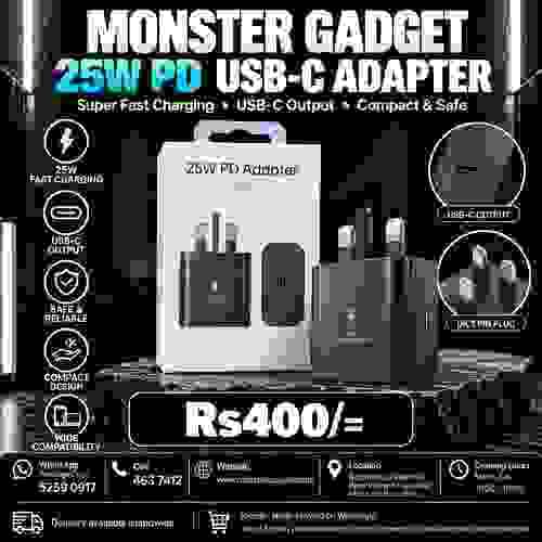Usb to C Adaptor 25w