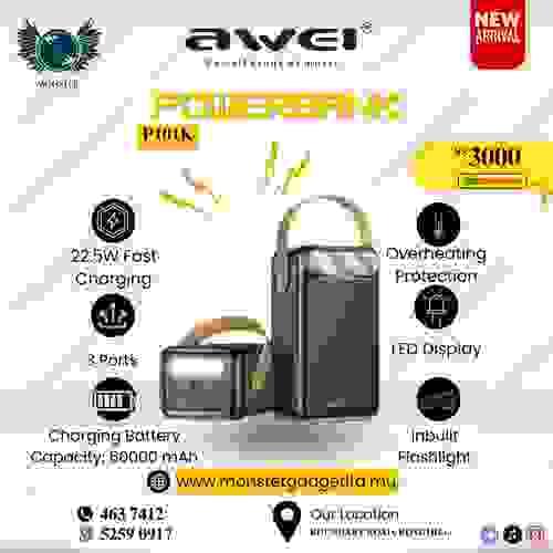 Powerbank Awei P101K 60000mah