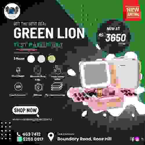 Green Lion Fest Makeup Bag