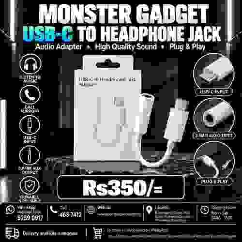 Usb C to Headphone jack