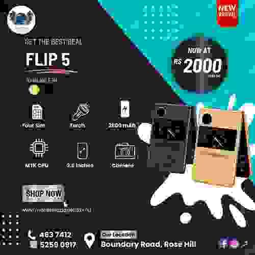Flip Phone 5 Support 4 Sim