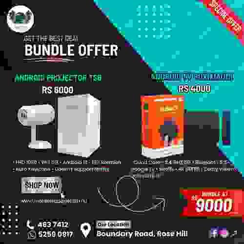 Android Box Xiaomi and Projector Ts6 Bundle
