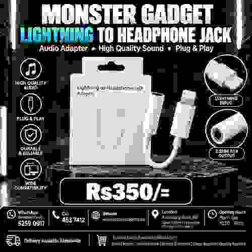 Lightning to Headphone Jack