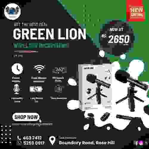 Green Lion Wireless Microphone
