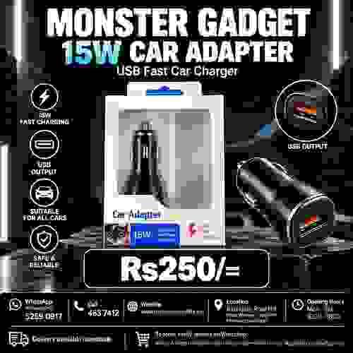 15W Usb Fast Car Charger