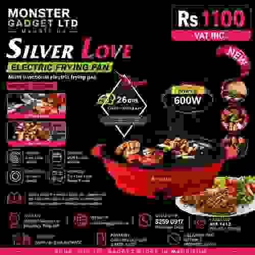 Silver Love Electric Frying Pan SC-205