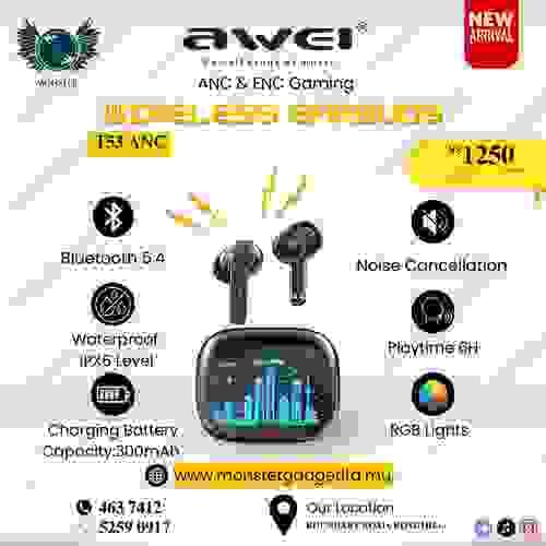 Earbud Awei T53 Anc