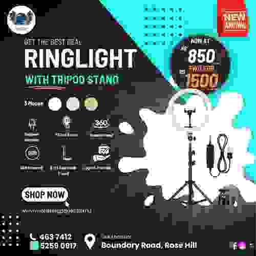 Ringlight with 2M Stand