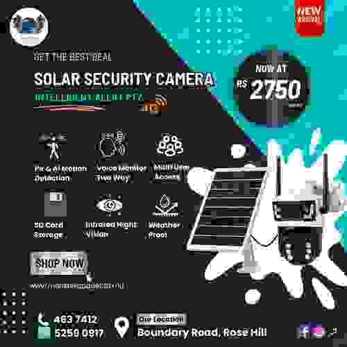 Solar 4G PTZ Camera