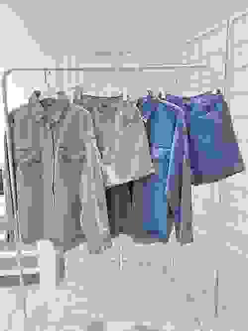 牛仔套裝(外套+短褲)