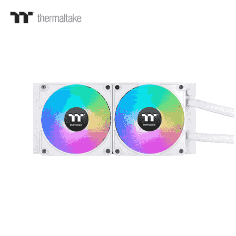 曜越 TH240 V2 Ultra EX ARGB 白 (240mm/2.1吋液晶冷頭/12cm風扇*2/磁吸風扇/五年保固)