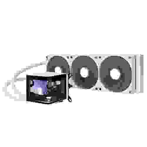 【TRYX】PANORAMA 360 無光 旗艦款 裸視3D曲面液晶水冷 白
