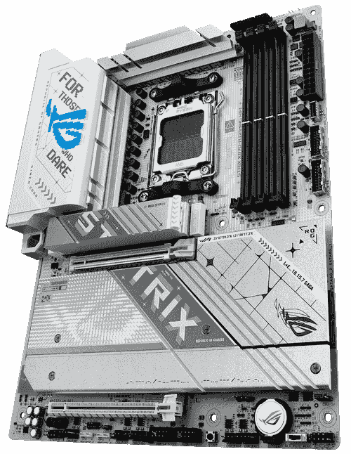華碩 ROG STRIX X870-A GAMING WIFI(ATX/Intel 2.5G+Wi-Fi 7/註五年/白色)16+2+2相