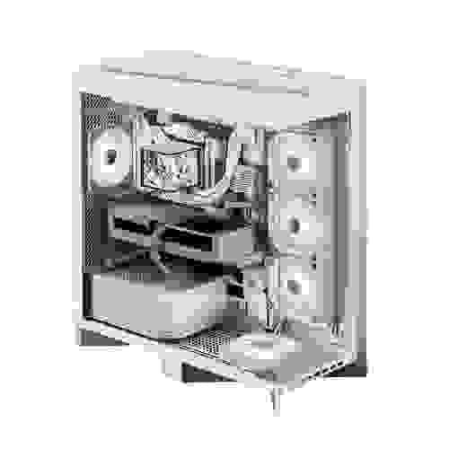 【TRYX】LUCA L70 懸浮X型底座 鋁合金 E-ATX海景機殼 白（精品級/背插/雙420/航太級鋁合金)