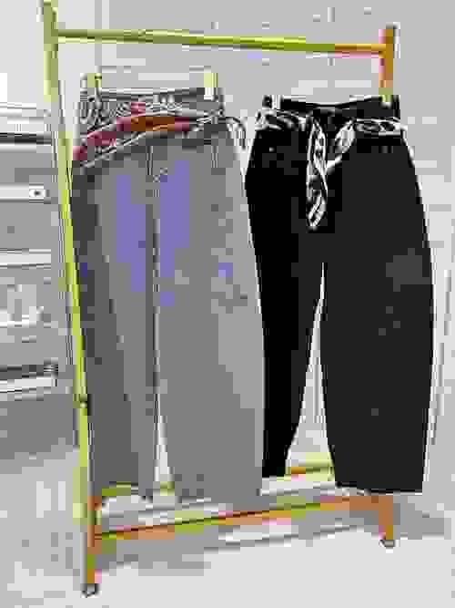 高腰澎澎氣球牛仔寬庫
