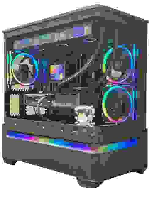 暗黑靈魂｜R7×4螢幕水冷×5070強顯