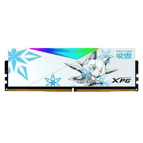 威剛 32GB/64GB(雙通*2) DDR5 6000 XPG Lancer RGB/CL30(吹雪)白