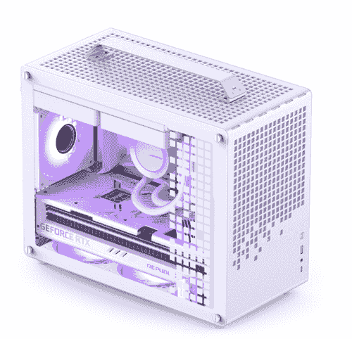 JONSBO 喬思伯 Z20 白 玻璃透側機殼 (M-ATX/Type-C/可拆卸提把/網孔面板/顯卡363mm/塔散163mm)