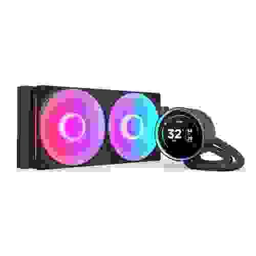 【NZXT美商恩傑】Kraken Elite 280 RGB V2 渦輪幫浦水冷 黑 (7年保/劇院級大液晶)