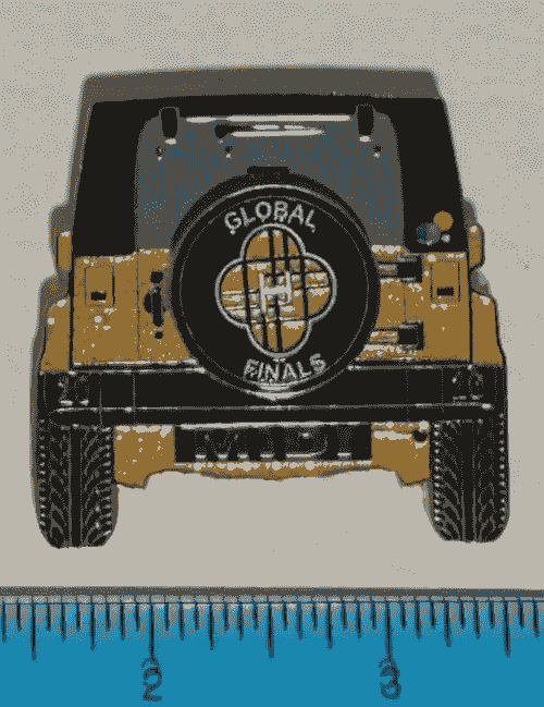 2026 Special Globals Pin: Gold Jeep