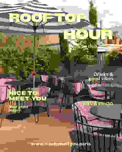 Roof Top Hour - Soirée célibataires chic samedi 11 juillet à 20h