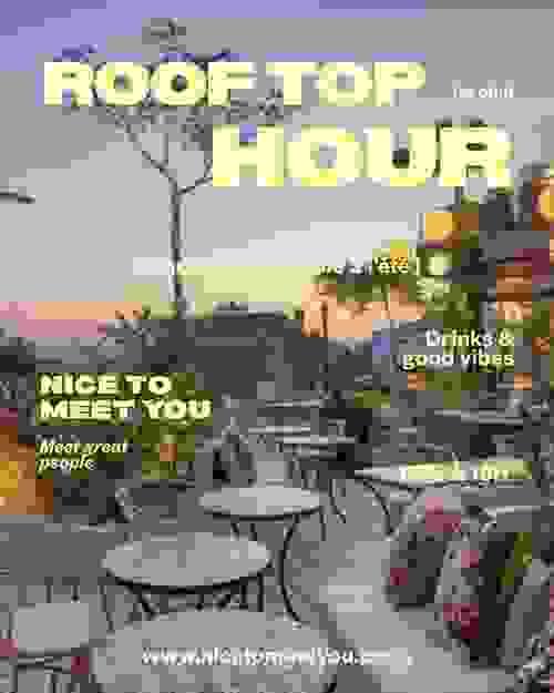 Roof Top Hour Vendredi 28 août à 19h30
