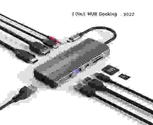 8K HUB,USB3.0集線器,Macbook Pro/Air擴展塢,iPad Pro Air5轉8K/4K電視