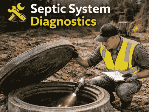 Septic System Diagnostics & Evaluation - 50 Miles From Old Town, Maine.