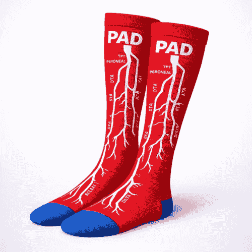 "Sock It To PAD" PAD Awareness Day Socks