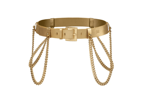 Belt Chain-on-Chain Gold Leaf
