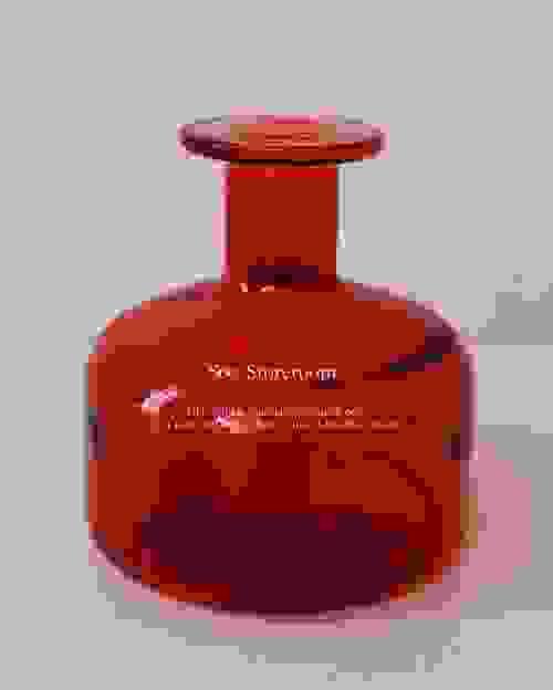 小紅玻璃花瓶